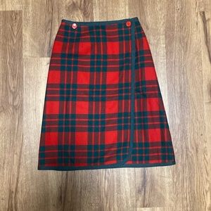 Pendleton plaid skirt